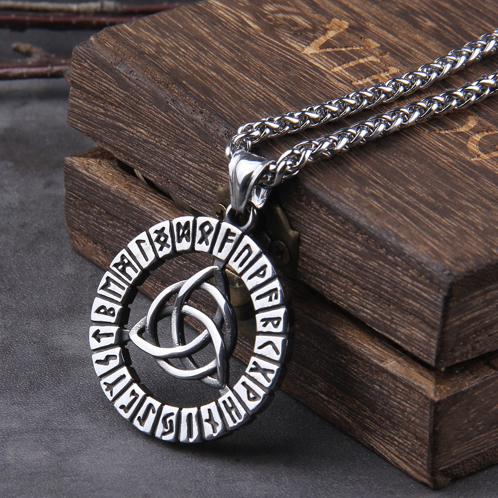 Beautifully Engraved Magic World Necklace, Wand Magic Stone Pendant Men's  Necklace Fashion Jewelry Gift - Temu Germany