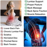 Waist Massager Lumbar Protrusion Acupuncture Lumbar Spine Reliever Spine Lying Cushion Back Stretch Lumbar Spine Corrector