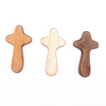 12pcs Wood Cross Caring Holy Land Christ Religious Church Catholic Orthodox Pocket Priest