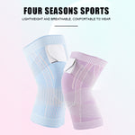 Sports Kneepad Men Women Pressurized Elastic Knee Pads Support Fitness Gear Basketball Volleyball Brace Protector Bandage