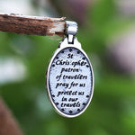 St Chrisstopher Guide Us Pendant Necklace Lucky Chain Jewelry