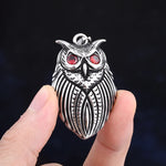 Stainless Steel Ol Pendant With Red Eye Zircon Necklace  Fashion Jewelry Chain Accessories For Teens