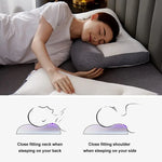 Super Ergonomic Pillow Orthopedic All Sleeping Positions Cervical Contour Pillow Neck Pillow for Neck and Shoulder Pain Relief