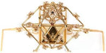 Meditation Pyramid for Personal & Planetary Healing - Amplified Solar Orb 7 Rays Solar Form Radiator Capstone & 32 Etheric Weavers