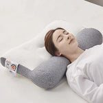 Super Ergonomic Pillow Orthopedic All Sleeping Positions Cervical Contour Pillow Neck Pillow for Neck and Shoulder Pain Relief