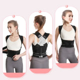 Adult Posture Corrector Belt Breathable Back Correction Strap Women Men Back Support Sitting Position Correction Tool S-XXL