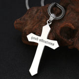 Thai silver Men Women Pendant Real Pure 925 Sterling silver Jewelry Vintage Christian Cross Jesus Necklace Pendant 2020 New