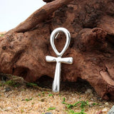 Sterling Silver Egyptian Ankh Pendant for Women & Men - .925 Egypt Symbol of Life and Immortality - 1.87 Inches Long