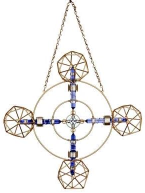 Crystal Healing Tool - Planetary Metatron Solar Form - Gold