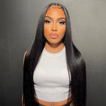 Straight Pre Bleached Pre Plucked Pre Cut 6*4 Wear Go Glueless HD Lace Closure Wig Bgmgirl