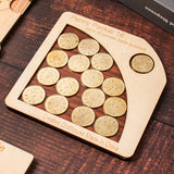 Penny Coin Puzzle IQ Games Brain Teasers for Adults and Children Rompicapo Difficili Gifts Collection Juegos De Mesa Divertidos