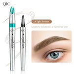 4 Point Eyebrow Pencil Waterproof Liquid Eyebrow Pen Makeup Long Lasting 4 Fork Tip Brow Pen Cosmetic Microblade Brow Pencil NEW