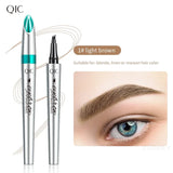 4 Point Eyebrow Pencil Waterproof Liquid Eyebrow Pen Makeup Long Lasting 4 Fork Tip Brow Pen Cosmetic Microblade Brow Pencil NEW