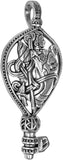 Sterling Silver Norse Goddess Frigga's Key Pendant