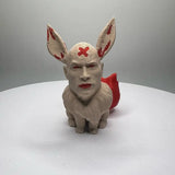 Demon Eevee Rock 3D Printed, Evil Eevee Rock Figurine