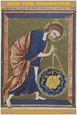 God The Geometer - Meditation Poster