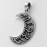 Sterling Silver Artemis Moon Goddess Pendant