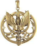 Bronze Queen of Heaven Astarte Ishtar Goddess Pendant