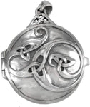 Sterling Silver Celtic Knotwork Swirl Locket