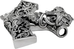 Large Sterling Silver Thor Hammer Pendant