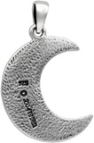 Sterling Silver Artemis Moon Goddess Pendant