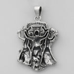 Sterling Silver Celtic Goddess Brigid Pendant