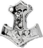 Large Sterling Silver Thor Hammer Pendant