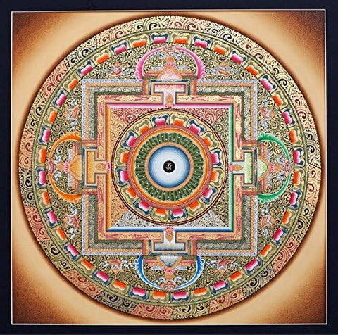 Ancient OM Mandala - Meditation Poster