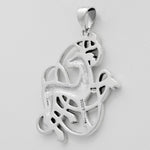 Sterling Silver Celtic Knot Stag Pendant