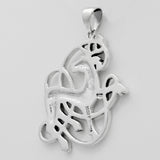 Sterling Silver Celtic Knot Stag Pendant