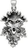 Sterling Silver Laughing Leafman Pendant