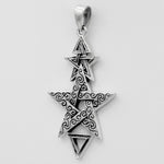 Sterling Silver 2nd Degree Pentagram Pentacle Pendant