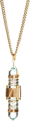 Crystal Healing Necklace Pendant - Buddha Maitreya the Christ Etheric Weaver® Pendant