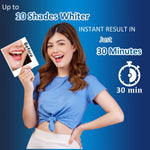Teeth Whitening Strips 14 Treatments - Non-Sensitive Enamel Safe Whitening Strips - Whiter Smile in 30 Mins without Harm - Tooth Stains Removal to Whiten Teeth - 10 Shades Whiter - 28 Strips