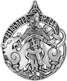 Sterling Silver Norse God Tyr Pendant