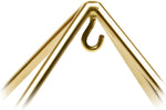 Finest Quality 51 Degree 9" 24k Gold-Plated Copper Meditation Pyramid for Healing