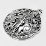 Sterling Silver Norse God Tyr Pendant