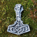 Pewter Urnes Style Thors Hammer Pendant