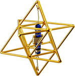 3.5" Buddha Maitreya the Christ Star Tetrahedron with Etheric Weaver - Meditation & Healing Tool