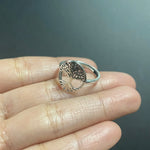 Tree of Life Ladies Ring Hollow Design Viking Jewelry