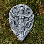 Large Pewter Ariadne Goddess of the Labyrinth Charm Pendant