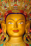 Golden Buddha Maitreya - Meditation Poster