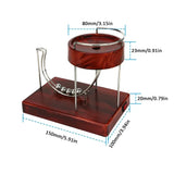 2024 Art Perpetual Machine Kinetic Plastic Art Motion Inertial Automatic Creative Infinite Jumping Table Toy Home Decoration