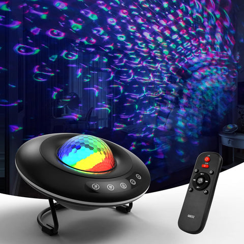 Star Projector- UFO Galaxy Projector with Timer, Remote and Bluetooth Speaker, Night Light Projector for Kids Adults, Bedroom Ceiling, Home Theater