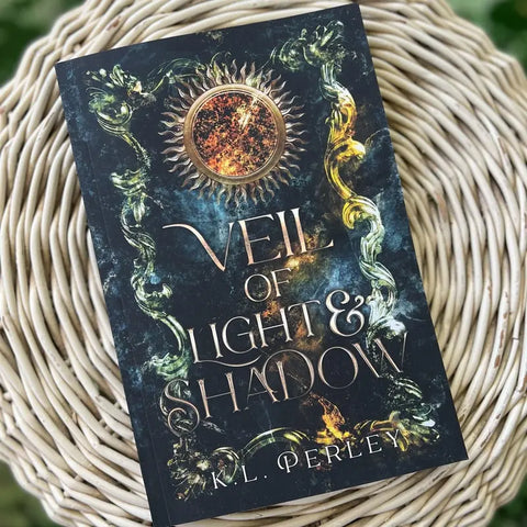 Author Signed Paperback of Veil of Light & Shadow, a Fantasy Romance Book