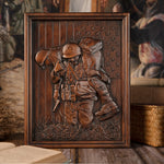 American Vietnam War Veterans Wood Sculpture Wall Decor Wooden Sculpture Wall Hanging Art Work Veterans Gift Free Shipping