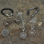 Amulet Irminsul Pendant Necklace Stainless Steel Jewelry