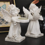 Angel Candlestick Resin Crafts Home Decoration Candle Holder