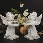 Angel Candlestick Resin Crafts Home Decoration Candle Holder