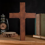 Big cross, cross wall decor, Christian holy cross, hanging wooden cross, home church room decoration, free shipping